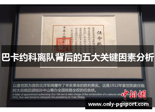 巴卡约科离队背后的五大关键因素分析